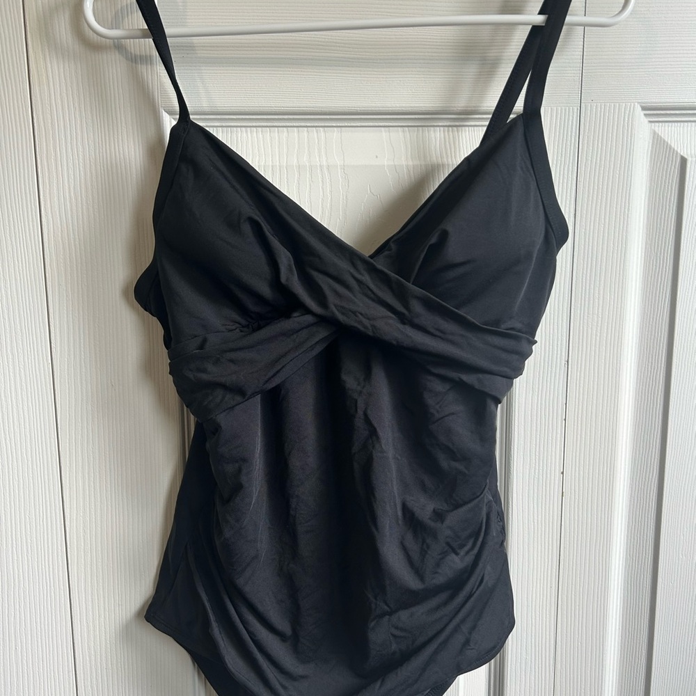 Black One-Piece Swimsuit